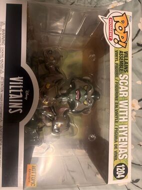 Funko Scar with Hyenas Moment Vinyl Figure - Green, Yellow, Brown